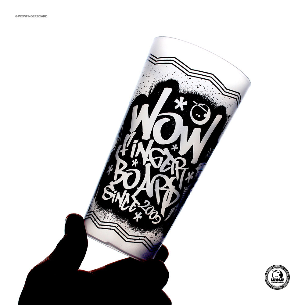 Copo comemorativo Wow Fingerboard 10 anos