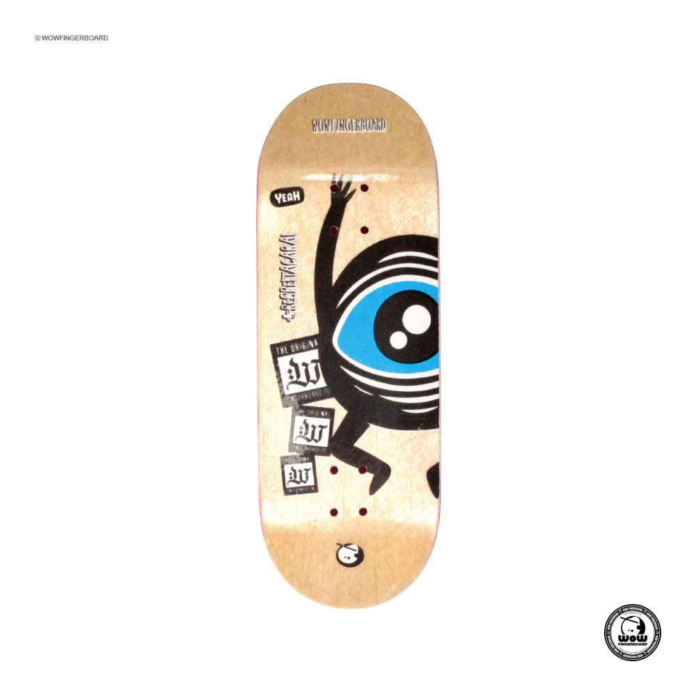 Wow Fingerboard Deck Respeita Yeah 33.6mm