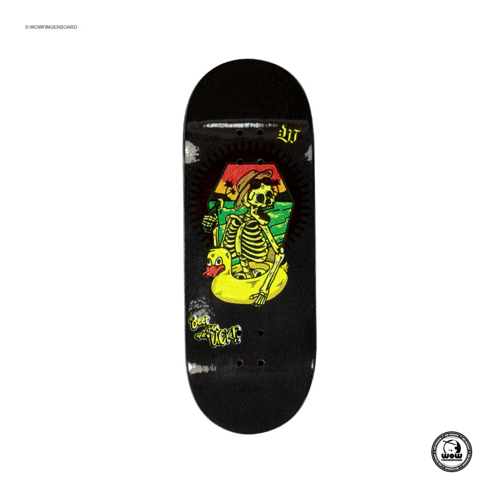 Wow Fingerboard Deck The Beach 33.6mm