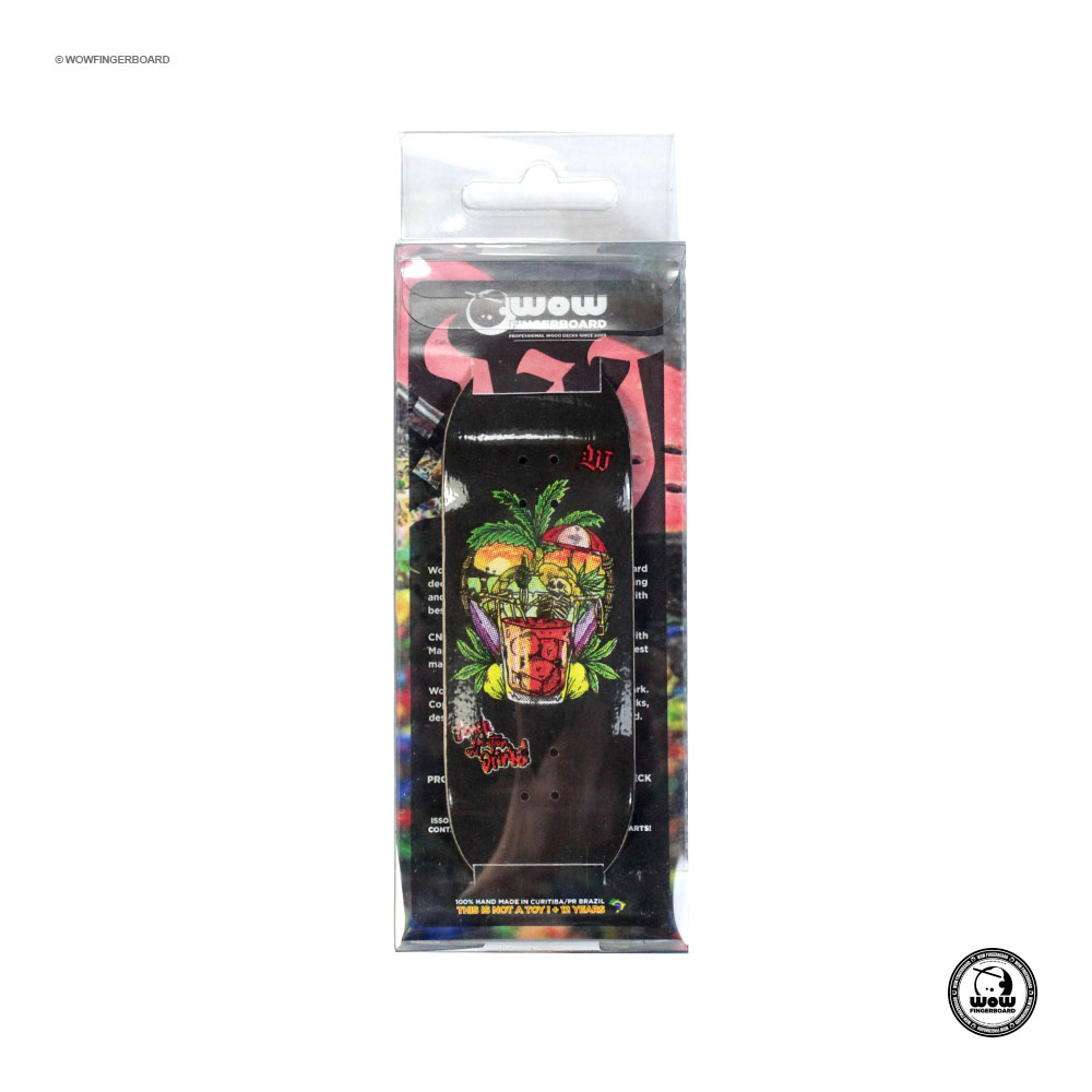 Wow Fingerboard Deck The Drinks
