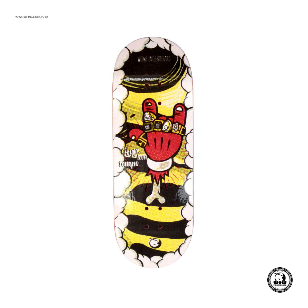 Wow Fingerboard Deck Time For Hype 33.6mm