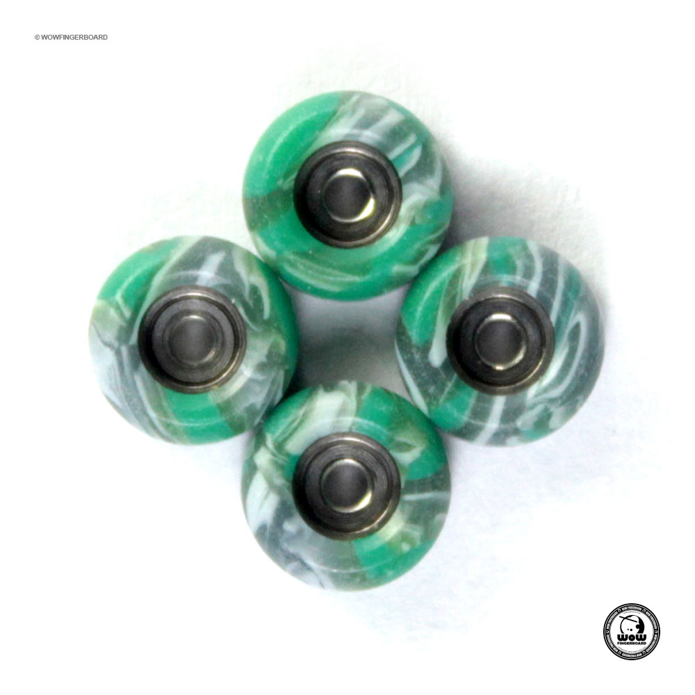 Roda CNC Swirl Verde