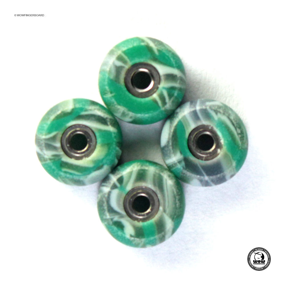 Roda CNC Swirl Verde