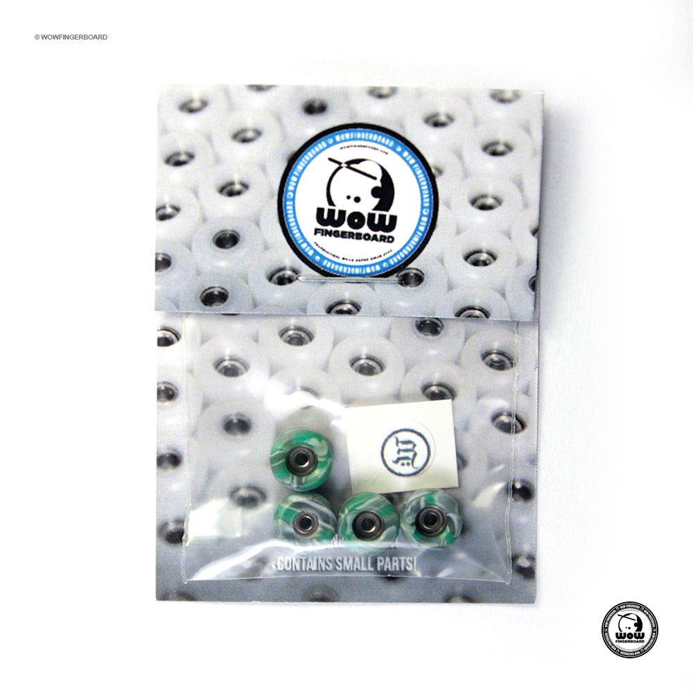 Roda CNC Swirl Verde