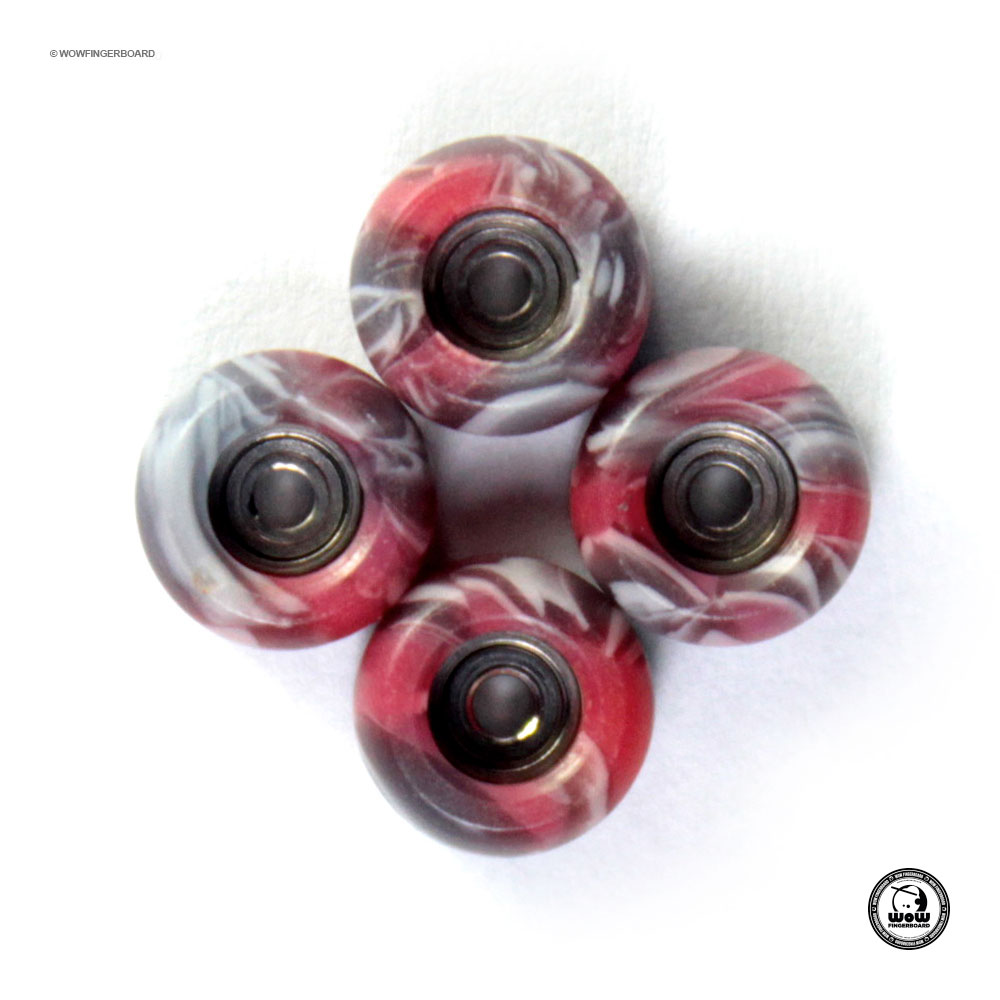 Roda CNC Swirl Vermelha