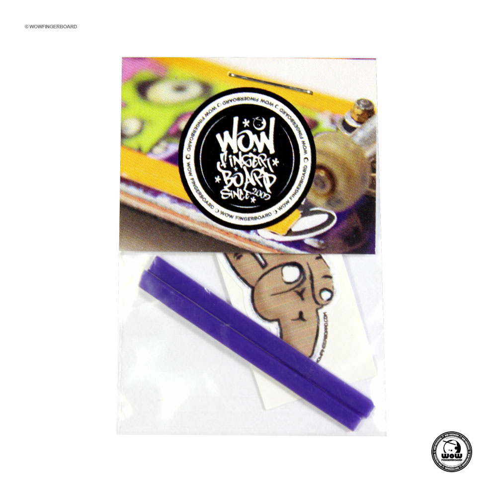 Wow Fingerboard Boardrails Roxo