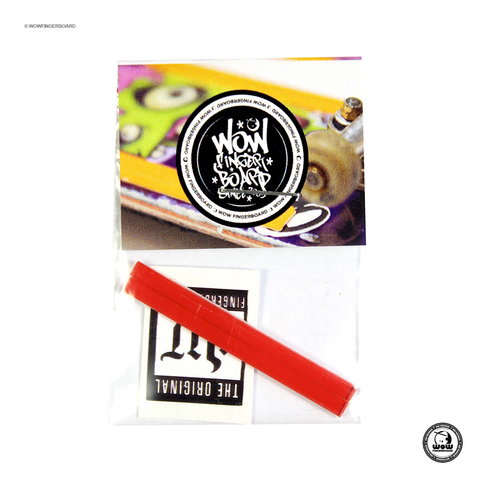 Wow Fingerboard Boardrails Vermelho