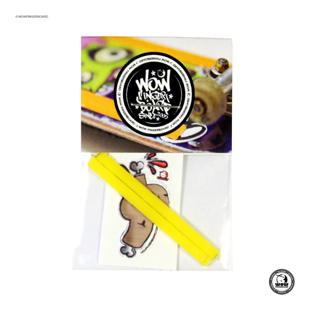 Wow Fingerboard Boardrails Amarelo