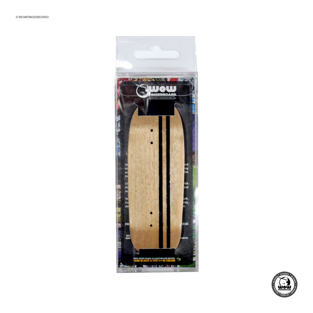 Wow Fingerboard Deck Limited Edition (Bowl) Split Ply Black