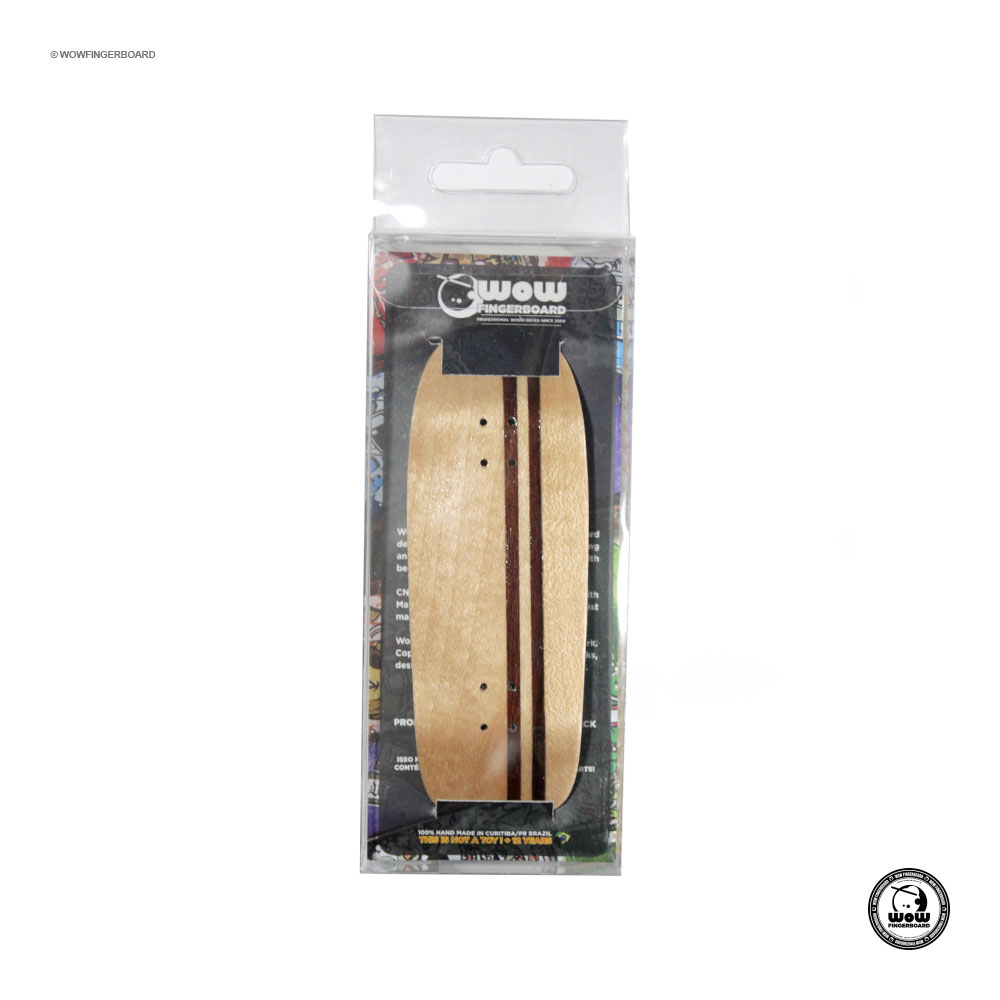 Wow Fingerboard Deck Limited Edition (Bowl) Split Ply Brown