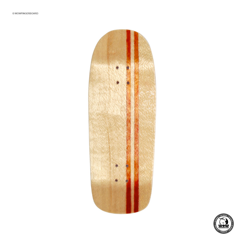 Wow Fingerboard Deck Limited Edition (Bowl) Split Ply Orange