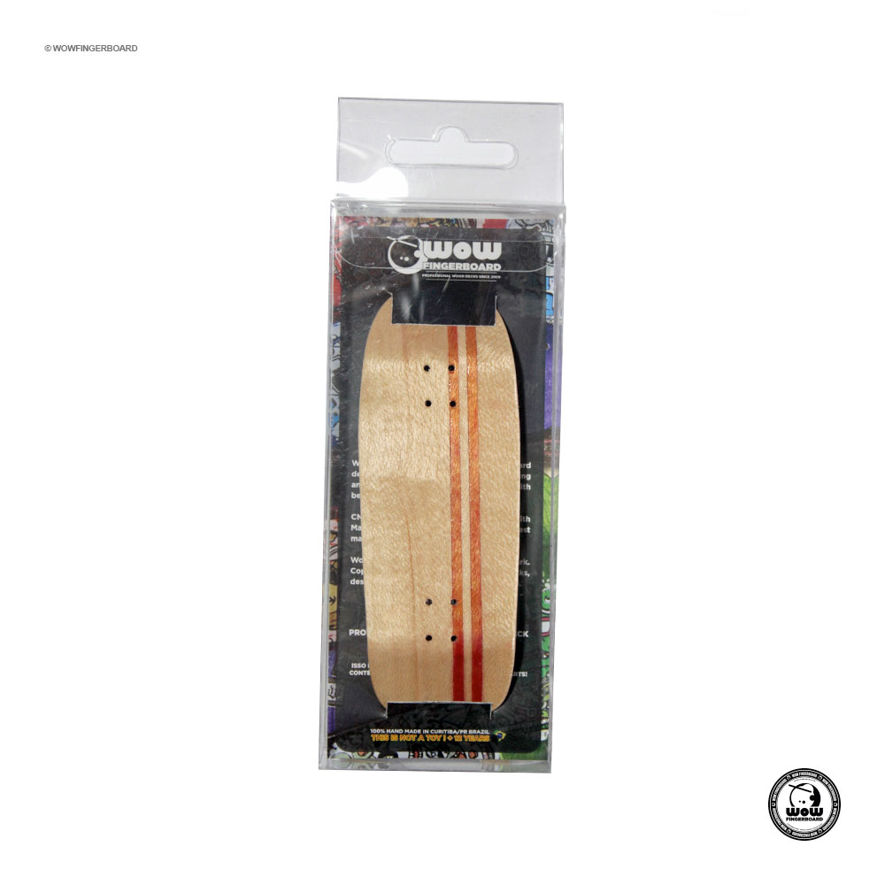 Wow Fingerboard Deck Limited Edition (Bowl) Split Ply Orange