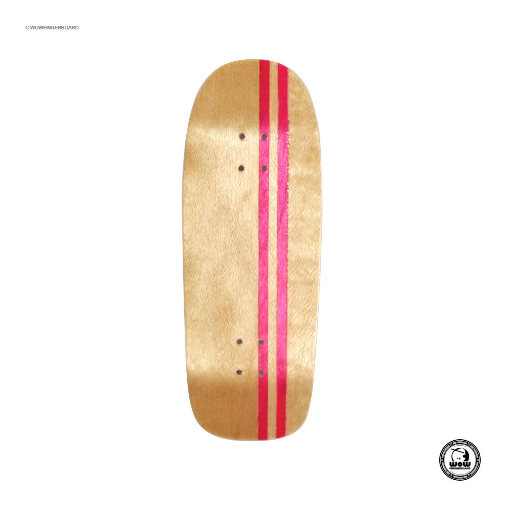 Wow Fingerboard Deck Limited Edition (Bowl) Split Ply Pink