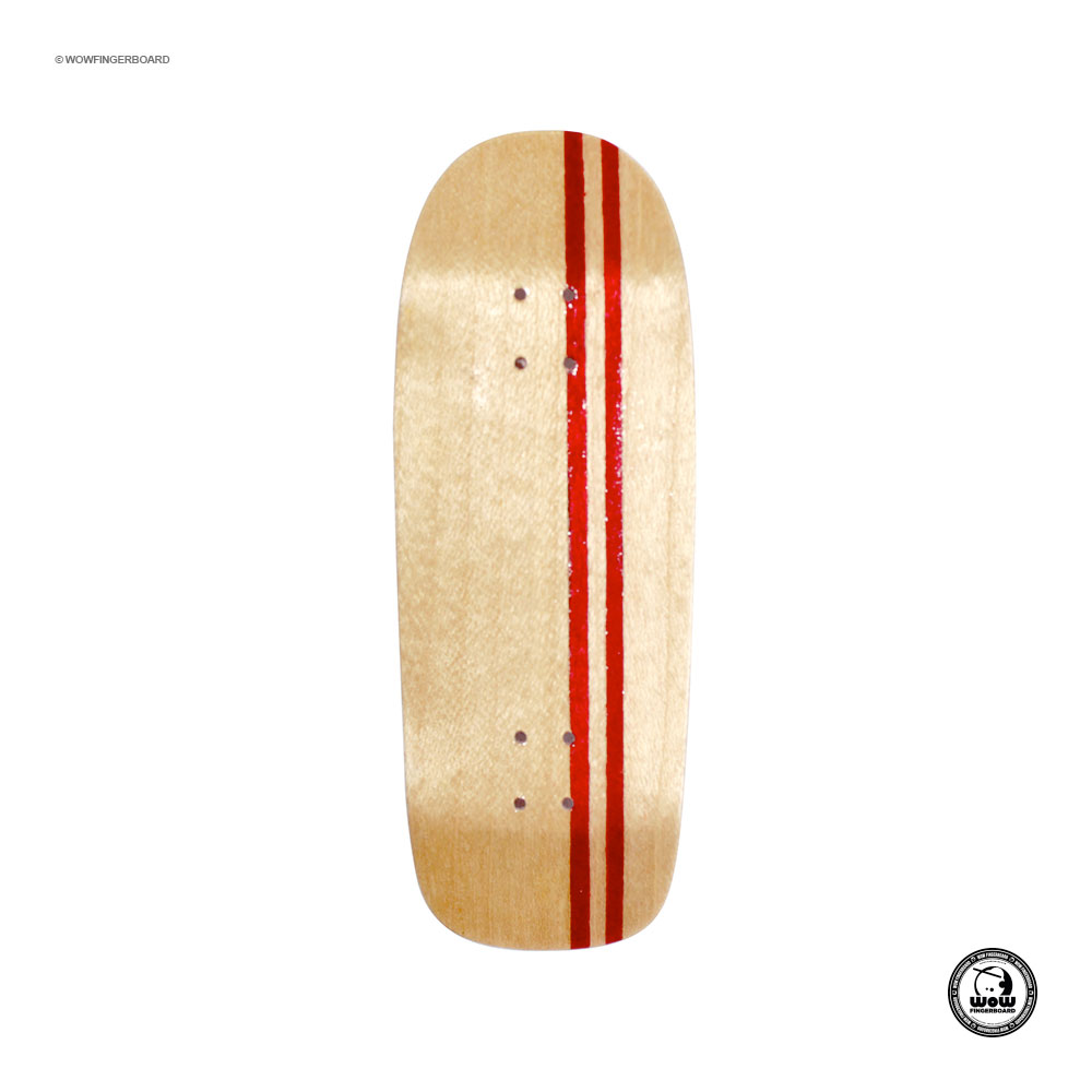 Wow Fingerboard Deck Limited Edition (Bowl) Split Ply Red