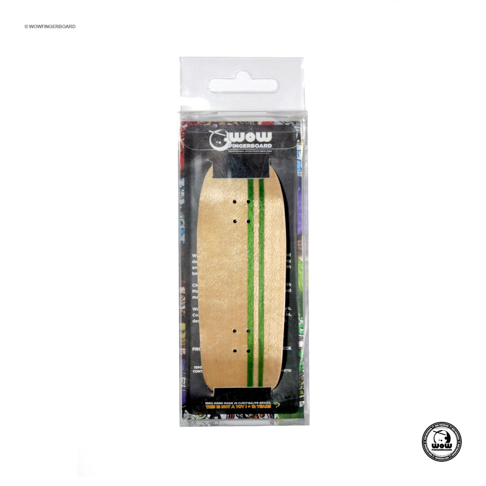 Wow Fingerboard Deck Limited Edition (Bowl) Split Ply Green