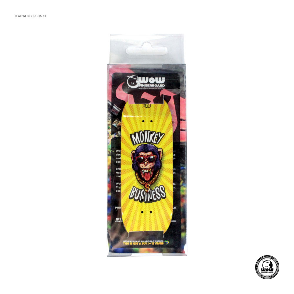 Wow Fingerboard Deck Business Monkey