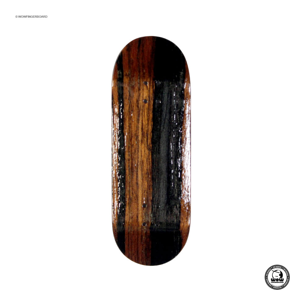 Wow Fingerboard Deck Exotic Ébano 33.6mm