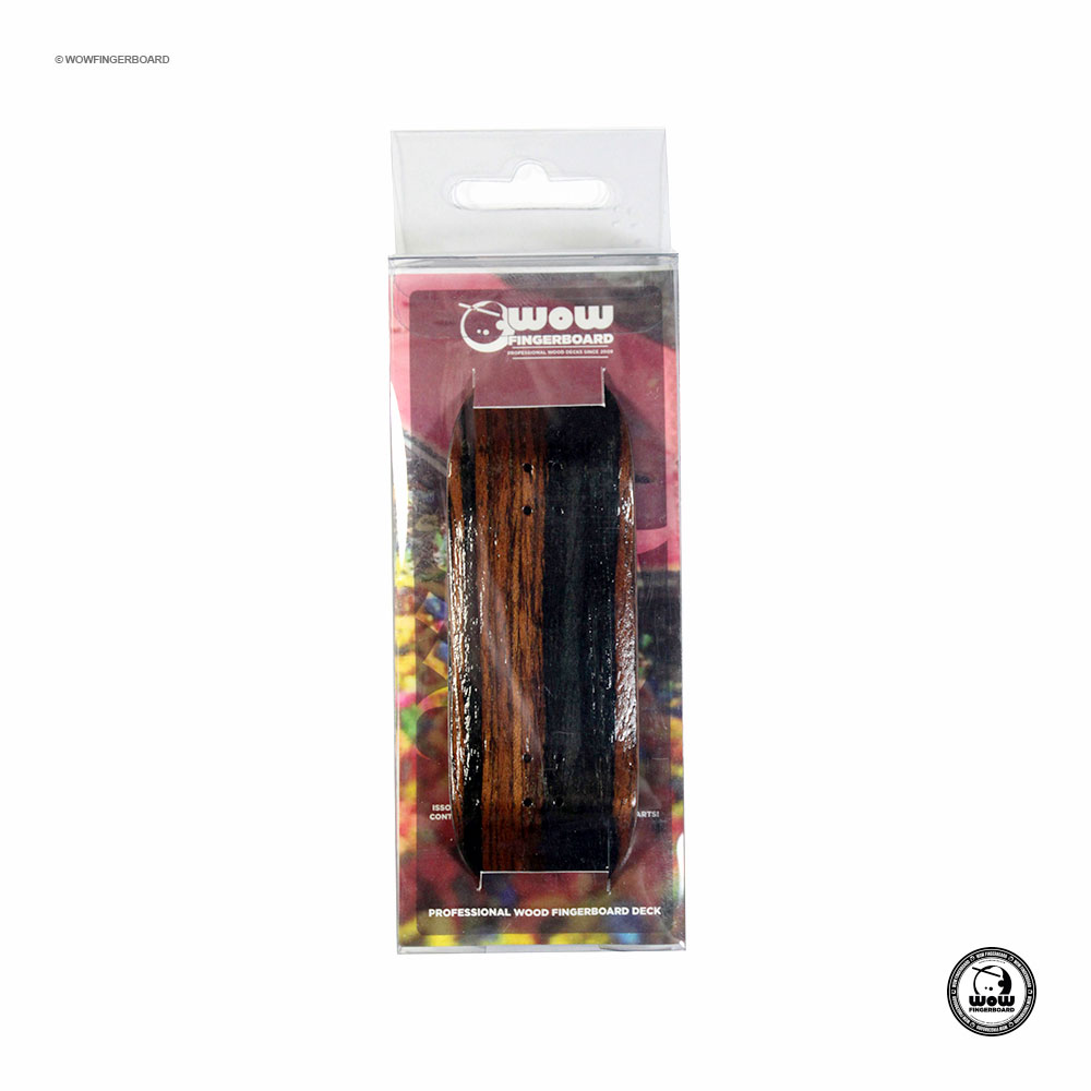 Wow Fingerboard Deck Exotic Ébano