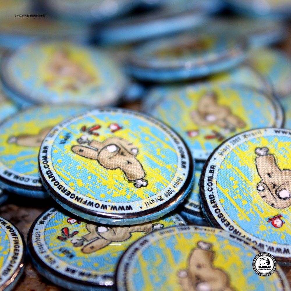 Wow Fingerboard Sticker Pack Hand