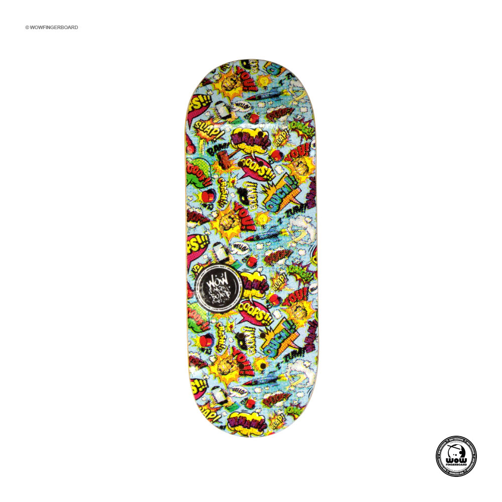 Wow Fingerboard Deck Pads Pop 33.6mm
