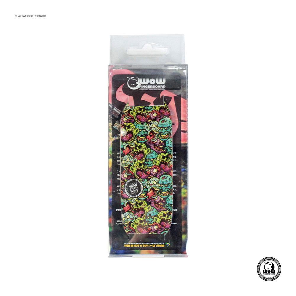 Wow Fingerboard Deck Pads Zombie