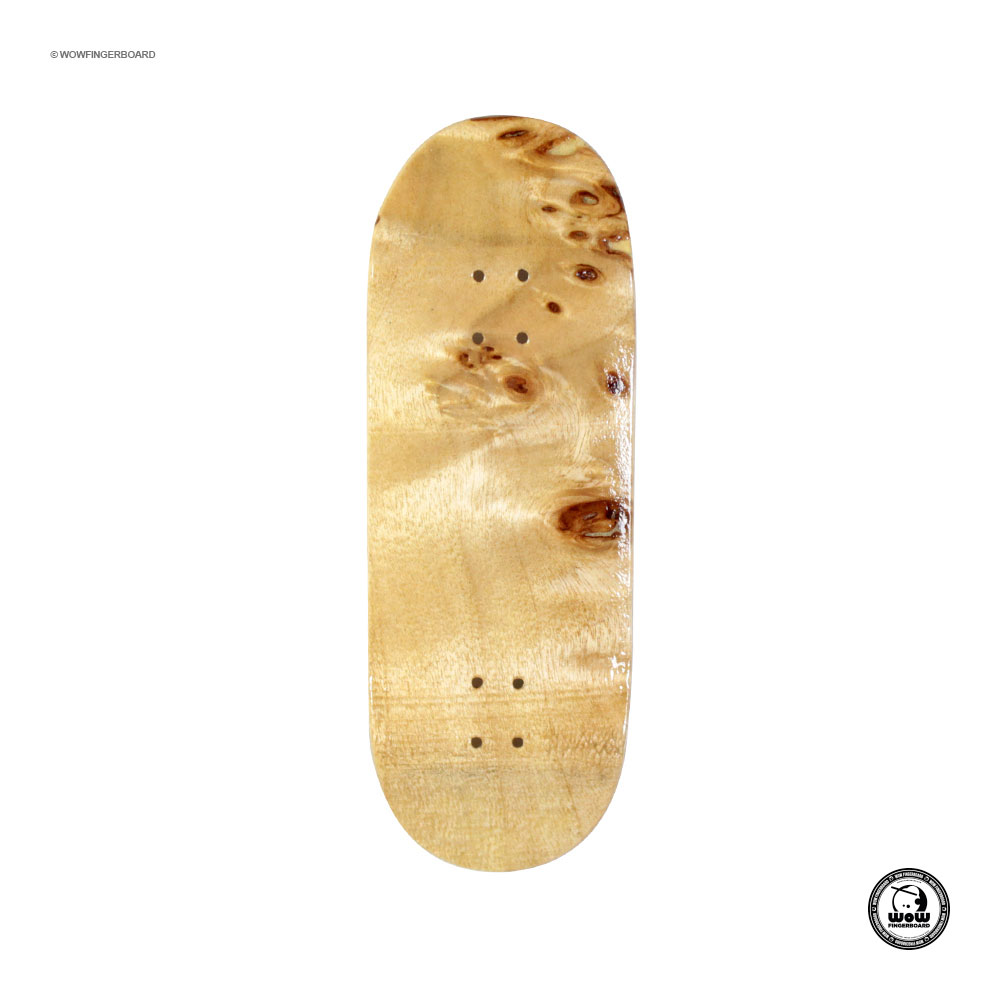 Wow Fingerboard Deck Exotic Rádica Pioppo 33.6mm