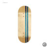 Wow Fingerboard Deck Limited Edition (Street) Split Ply Blue