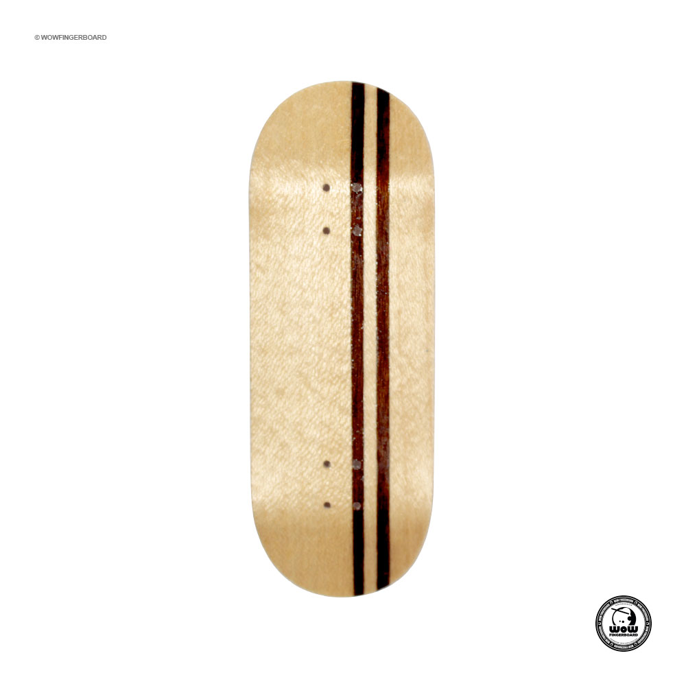 Wow Fingerboard Deck Limited Edition (Street) Split Ply Brown