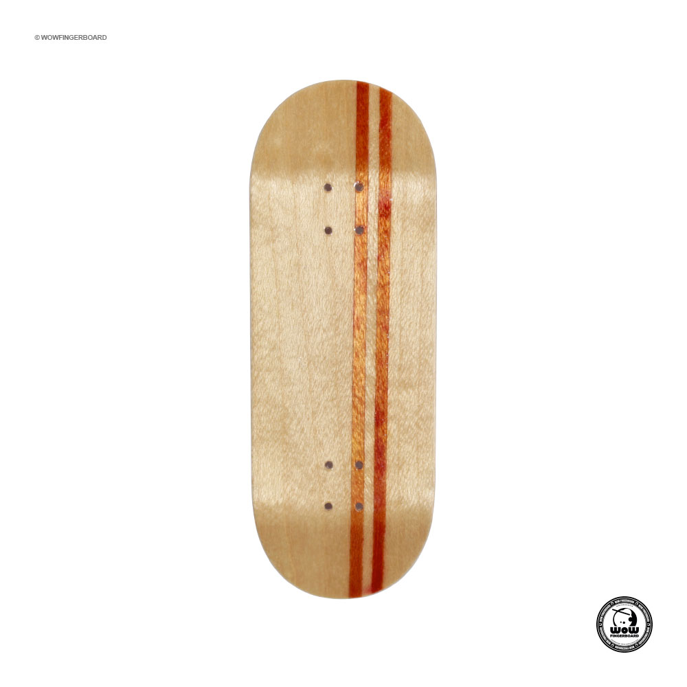 Wow Fingerboard Deck Limited Edition (Street) Split Ply Orange
