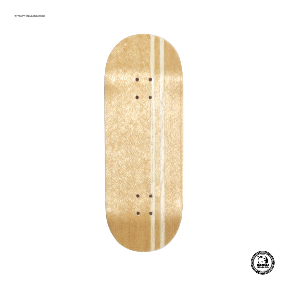 Wow Fingerboard Deck Limited Edition (Street) Split Ply White