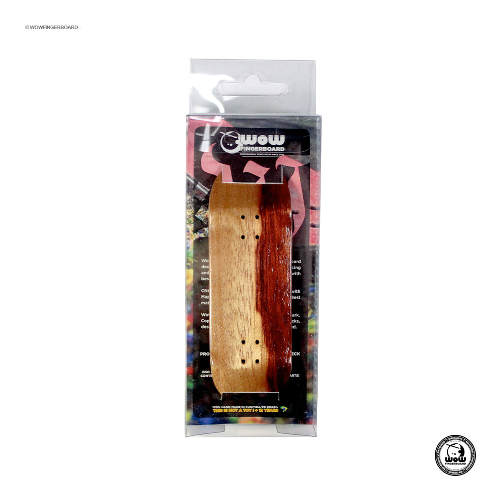 Wow Fingerboard Deck Exotic Two Tones Red