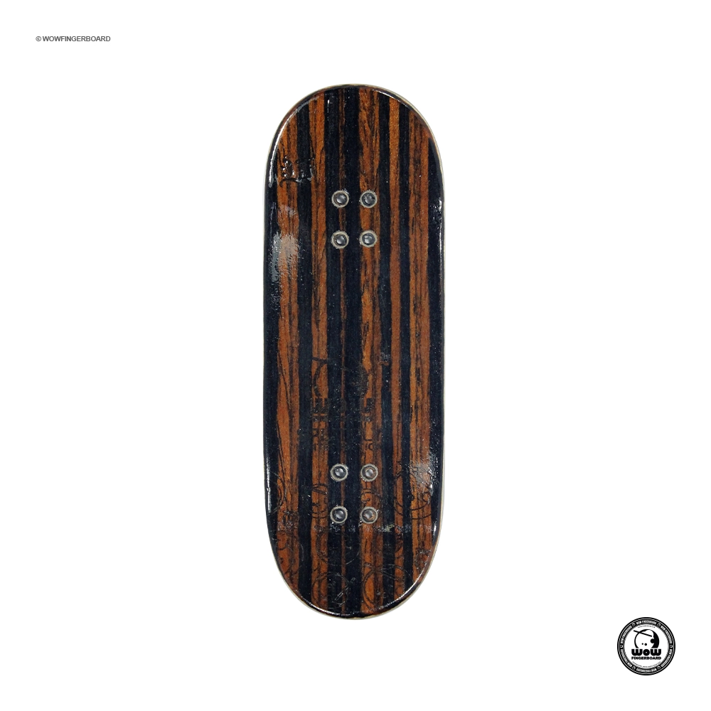 Alternative view of Wow Deck Split Ply Mini Logo Dark