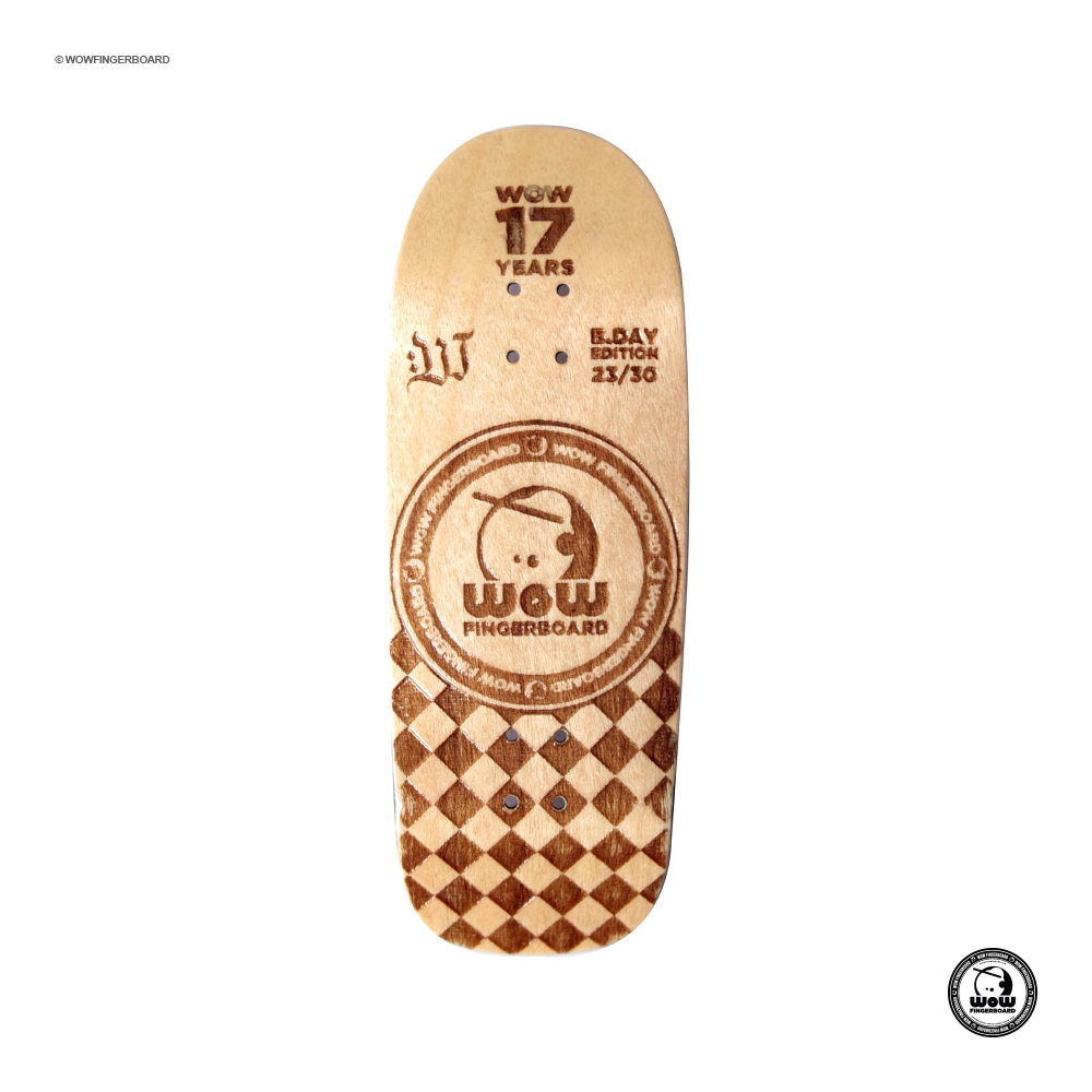 Wow Deck Engraved BDAY 17 Years Special Edition Bowl 35mm